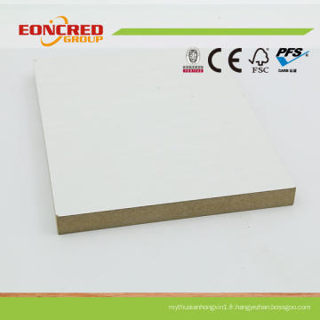 Couleur blanche laminé MDF pour meubles